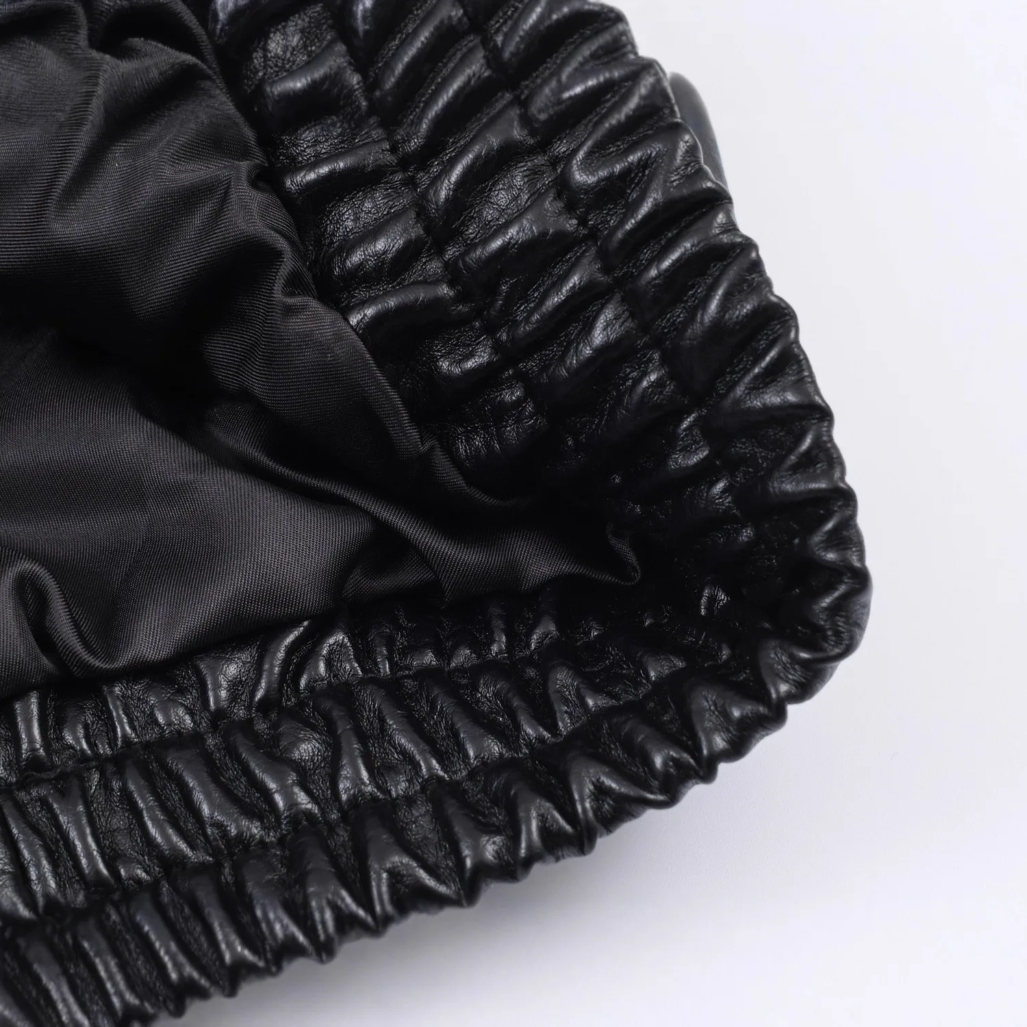 Women's Leather Jacket PU Leather Stand Collar Long Sleeve Zipper Solid Color Regular Fit Women Leather Woman Outerwear with