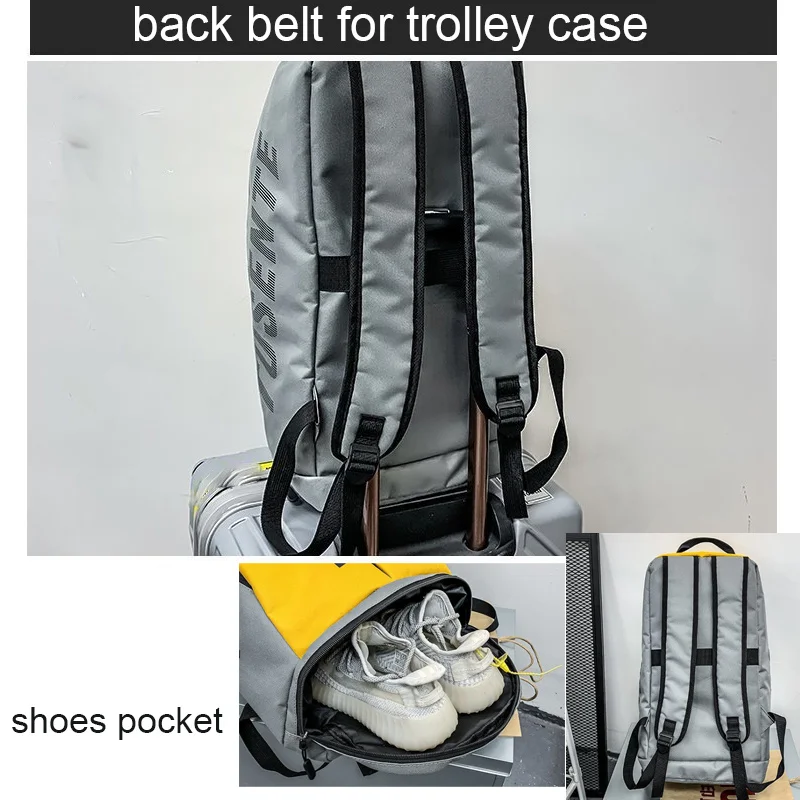 Sport Gym Bag Women Fitness Backpack Large Waterproof Multi-Functional Shoes Shoulder Bag Warehouse Travel Pack Sportsbag