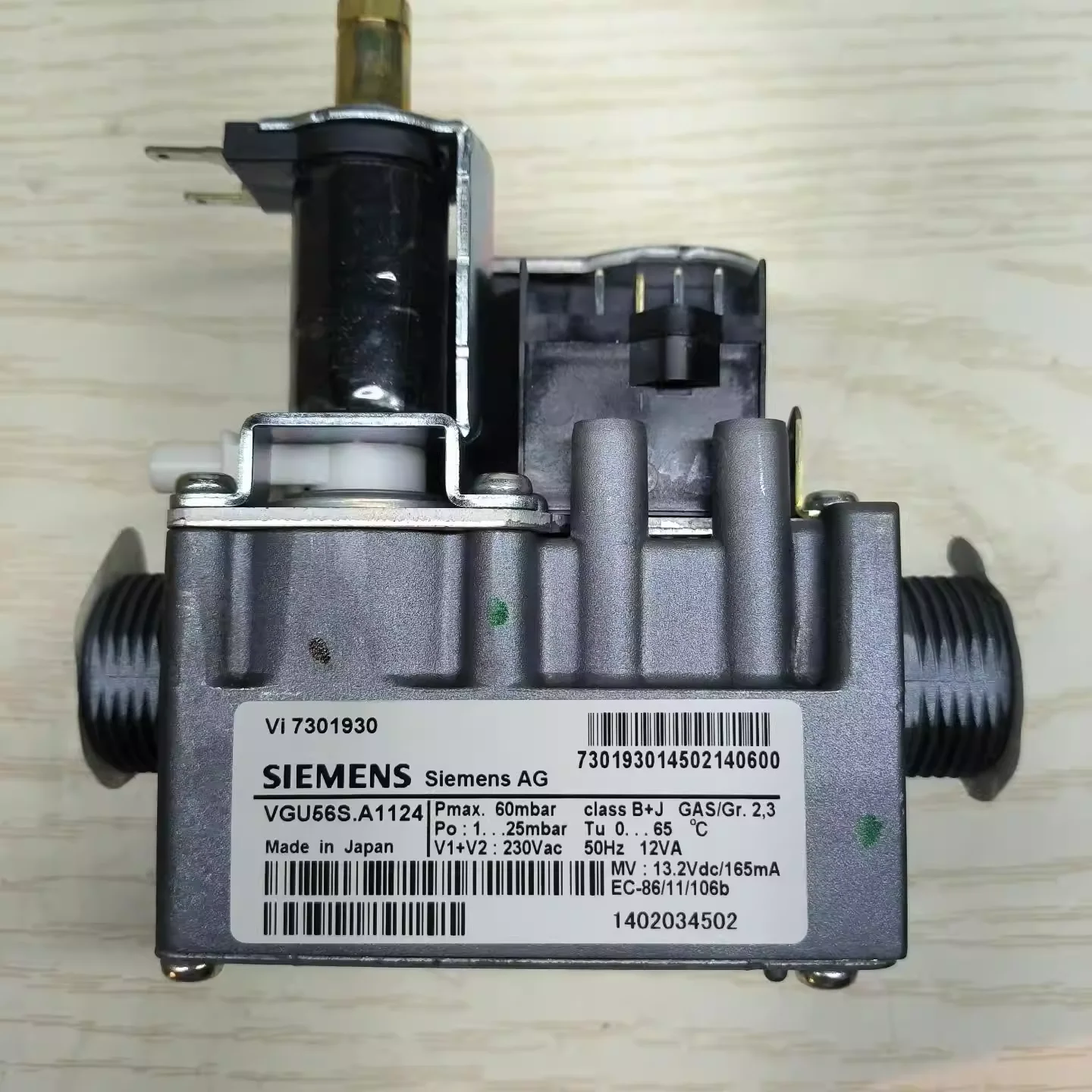 Suitable for Siemens VGU56S. A1124 wall-hung boiler gas proportional valve  Second-hand goods