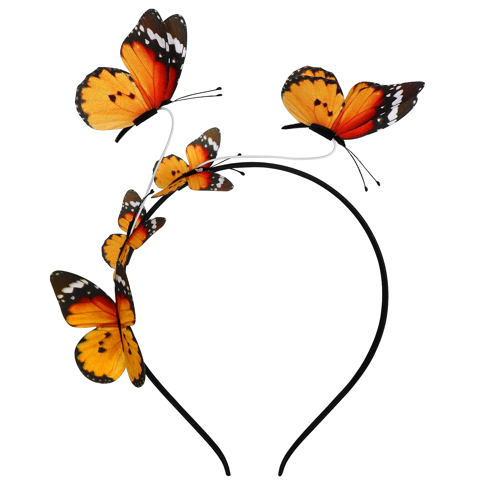 

Butterfly Headdress Hair Bands Elegant Design Long Lasting Girls Headbands Stunning Effect Lightweight Comfortable Masquerade