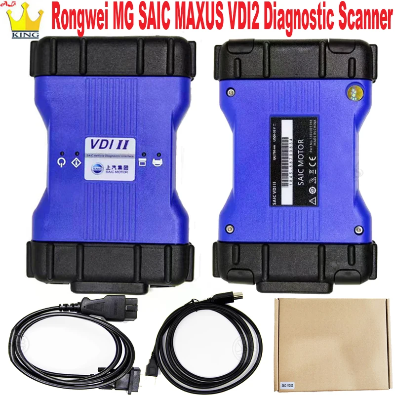 2024 lastest version of Rongwei MG SAIC MAXUS testing equipment obd 2 cable VDI2 Diagnostic Scanner