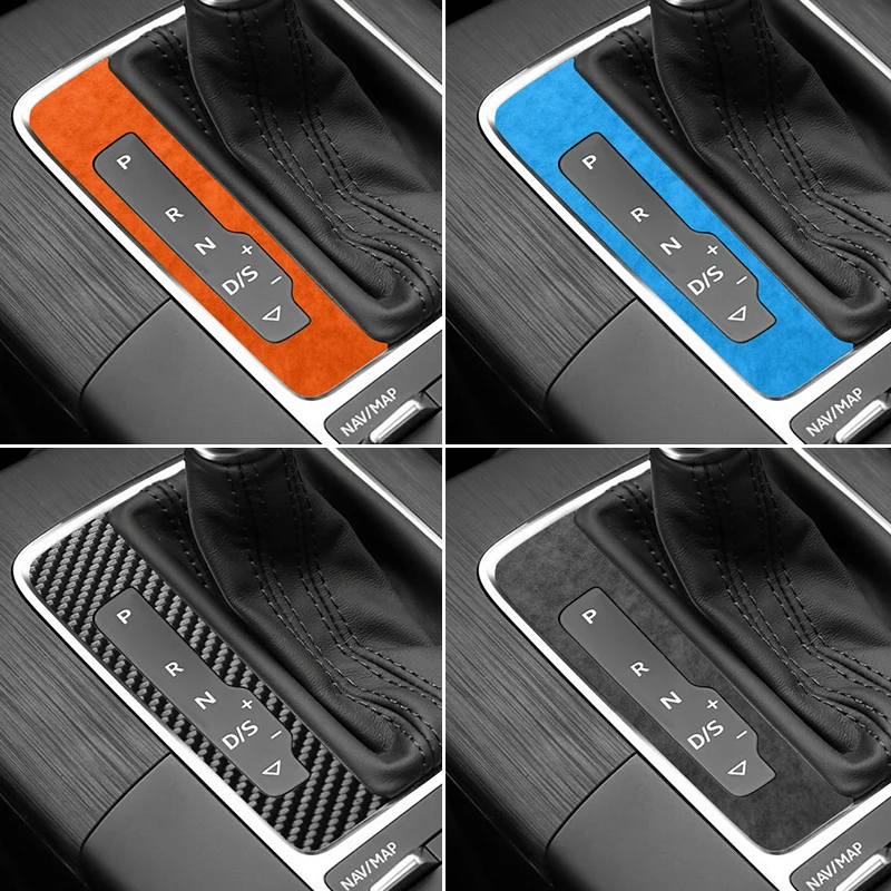 

Carbon Fiber For Audi 8V A3 S3 (2014-2019) Sport Car Gear Shift Panel Trim Stickers Anti Scratch Interior Tuning Accessories