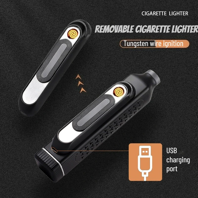 

Newest Car-mounted Smoker Smoking Artifact Cigarette Lighter Portable Ashtray with Outdoor Driving Smoking Accessories Lighter