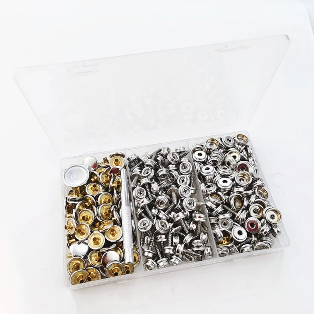 Picture 6: Latest 100Pcs 15Mm Boat Cover Canvas Stainless Steel Snap Fastener Clip Awning Button Rivet Marine Hardware Accessories