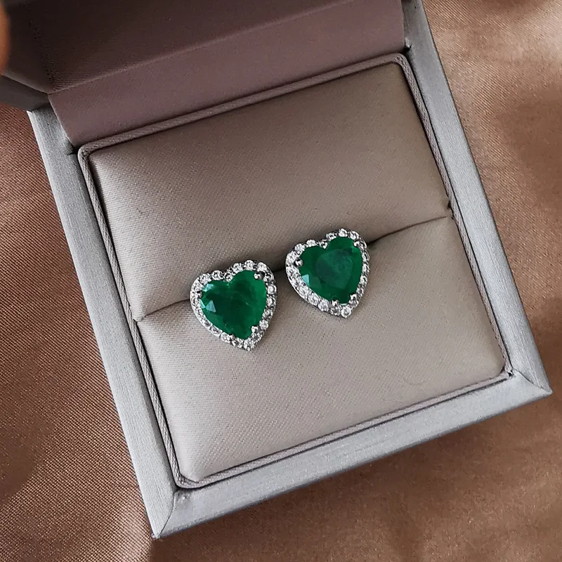 

Jewelry European and American Fashion Popular Imitation Necklace Pendant Emerald Rings Ear Studs Suit