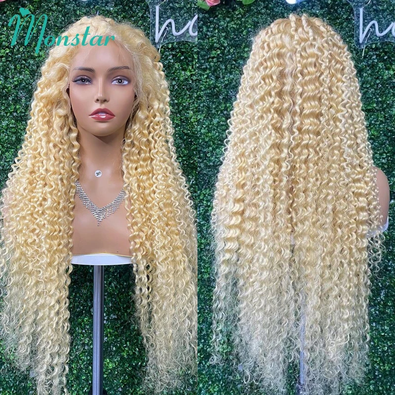 Blonde 613 Deep Wave Lace Frontal Wig 5x5 Closure Wig 613 Lace Frontal Wigs 13x6 13x4 Human Hair 360 Lace Brazilian Wigs on Sale