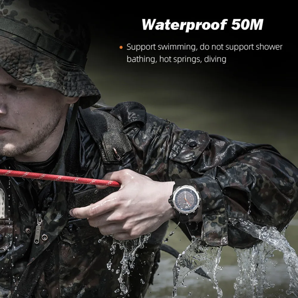 North EDGE EVOQUE Solar Powered Men\'s Watches Digital Military Waterproof Sports Environmental Protection Watch for Men