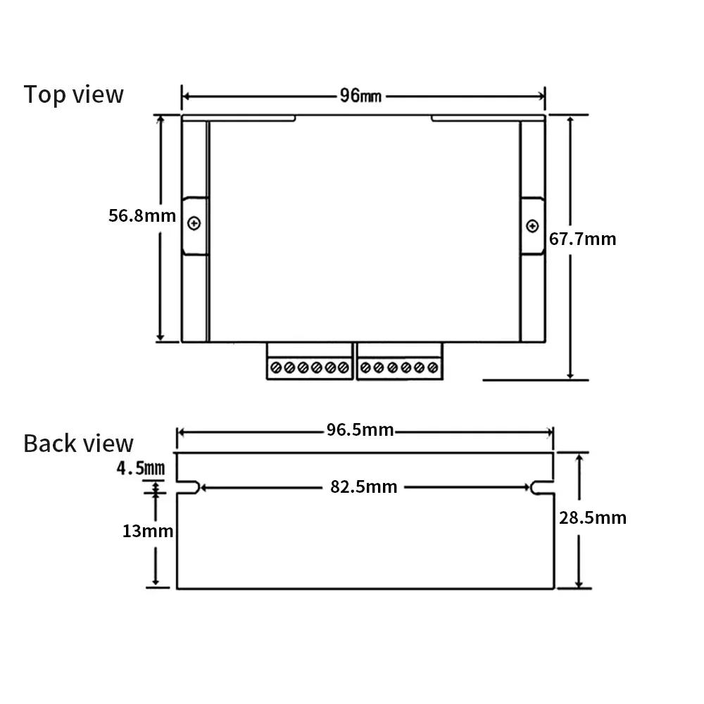 1pc  Stepper Motor Driver TB6600 23 Nema 34 42/57/86 Nema17 4A DC9-40V 1 Axis Stepping Motor CNC Engraving Machine