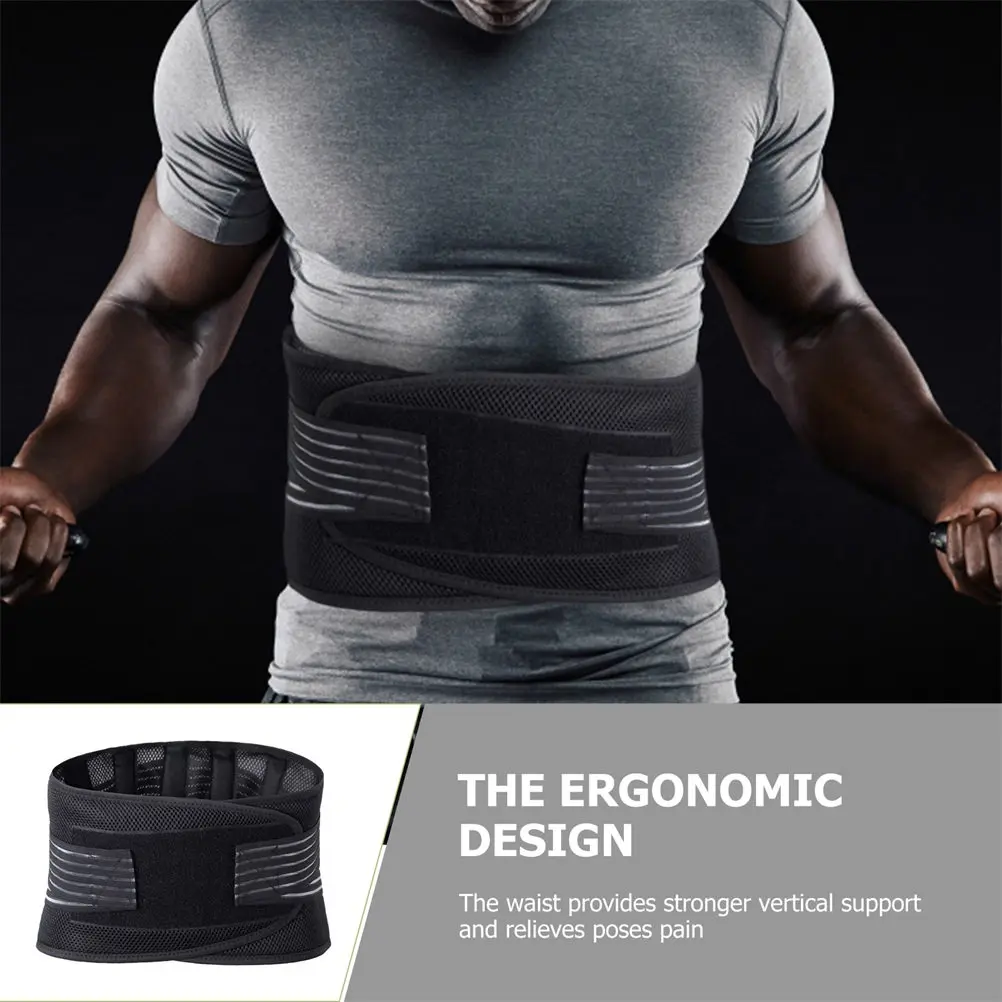 Breathable Adjustable Waist Support Belt for Running Exercise Lumbar Pain Relief Muscle Strengthening Swelling Reduction Waist