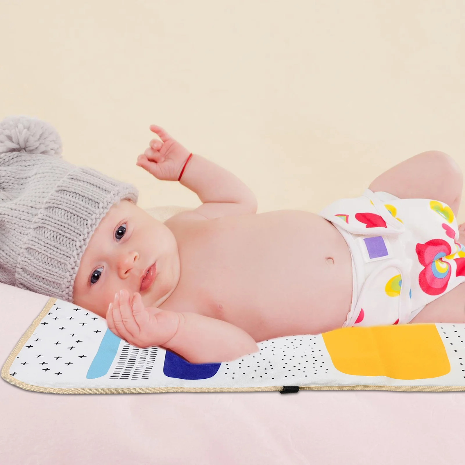 Waterproof Baby Changing Pad Reusable Soft Infant Mat Portable Durable Newborn Diaper Mat Travel Baby Essentials