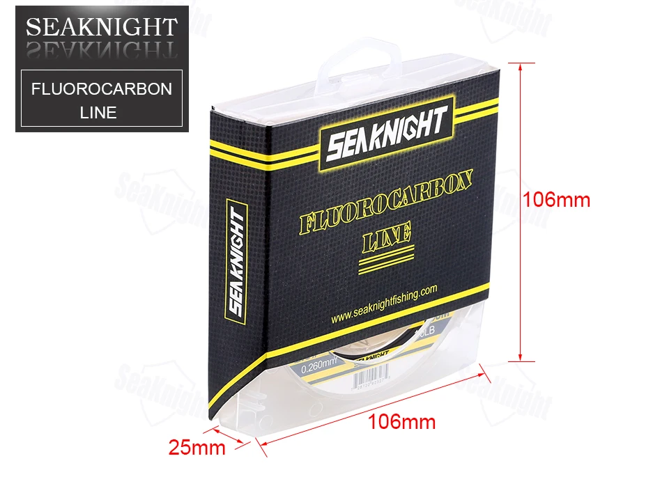 SeaKnight 100% Japanisches Material 50M 100M 3-100LB Fluorocarbon-Angelschnur Kohlefaser-Leader Fliegenschnur Schnell Sinkende Karpfen-Angelschnur – Detail 3