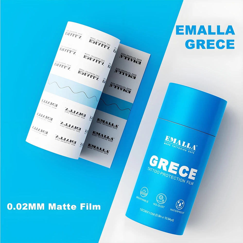 إيمالا غريس المهنية الوشم الرعاية اللاحقة فيلم مقاوم للماء واقية الجلد شفاء بولي Tape الشريط الوشم لاصق إصلاح الضمادات #3