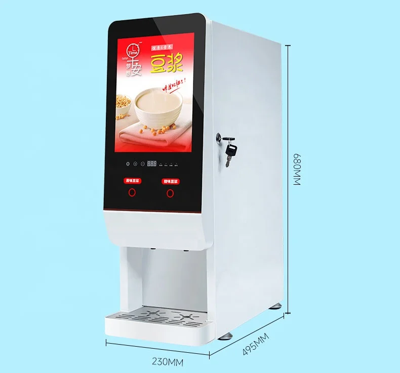 Fully automatic coffee vending machine Office/Restaurant/Hotel Use Instant coffee machine 2 Hot Drinks Vending Machine