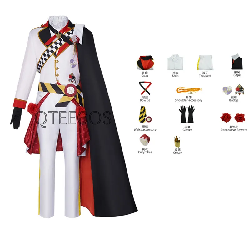 Twisted Wonderland Cosplay Riddle Kostuum Halloween Carnaval Anime Kostuums Outfits Uniform Pakken Voor Volwassen
