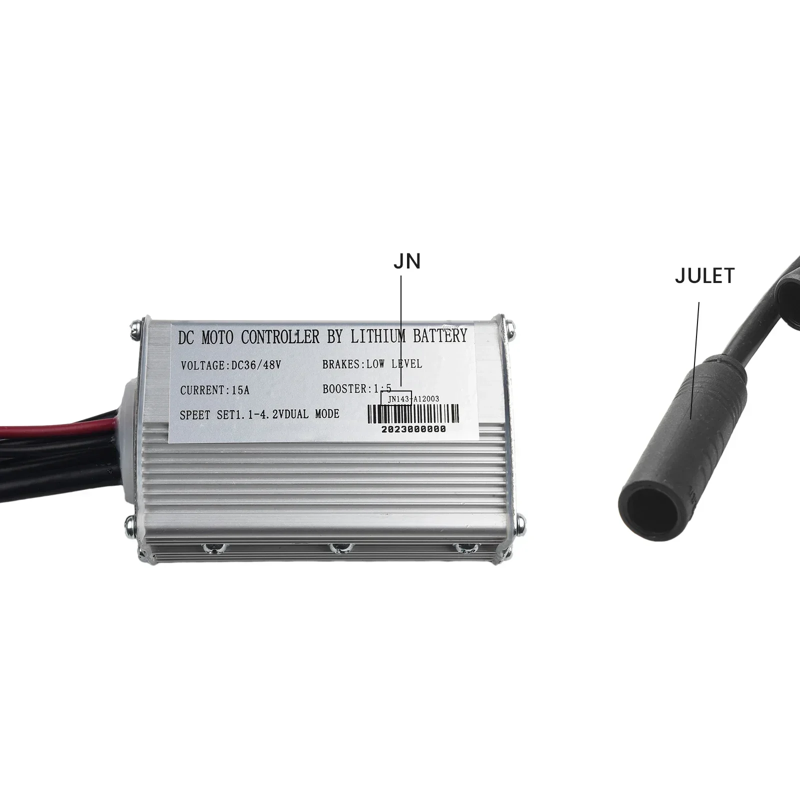 Ebike Controller JN Controller 250W/350W Booster 1:5 Brushless Hub Motor Cable Length 15cm DC 36V/48V Ebike Parts