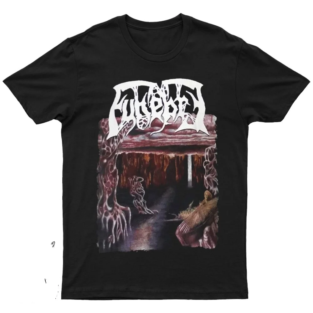 

2025 New FUNEBRE – CHILDERN OF THE SCORN Printed Unisex Street Fashion Trend Short Sleeved Pure Cotton Round Neck
