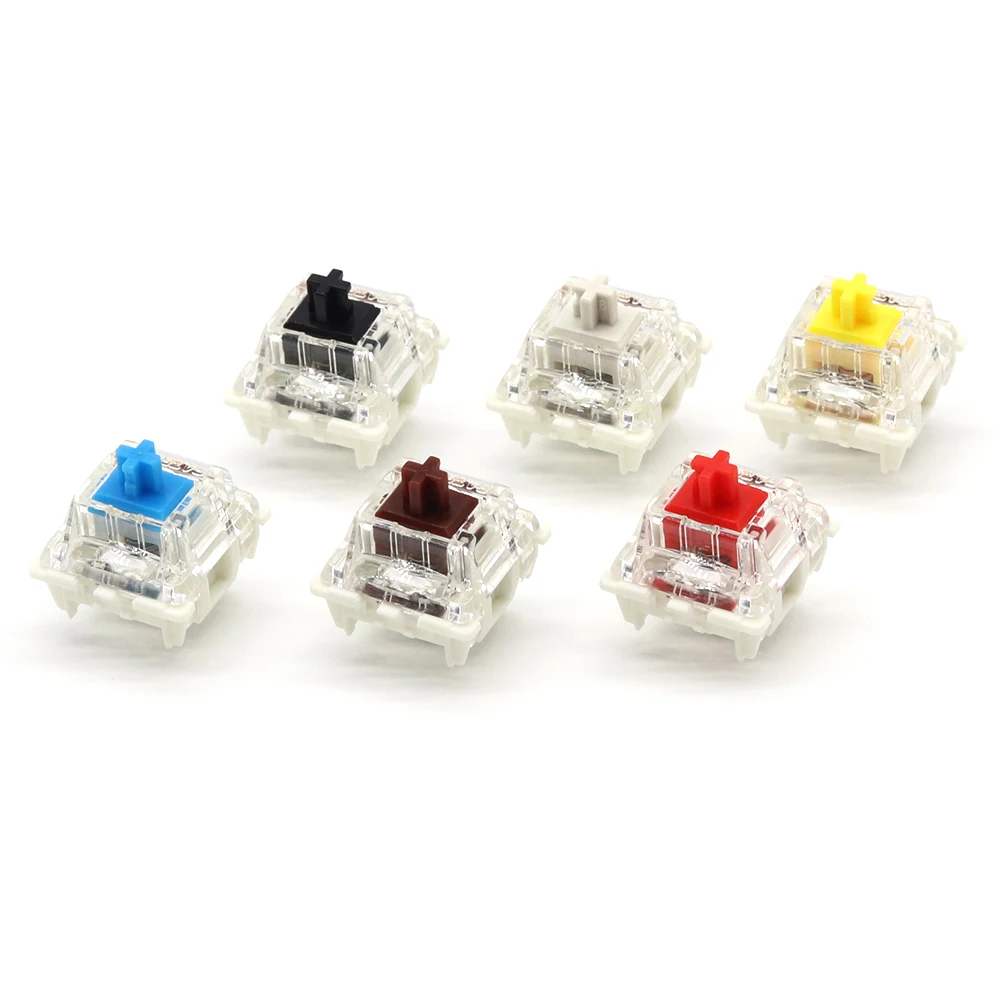 

GATERON G Pro V2 2.0 Pro Switch 3pin for Mechanical Keyboard Pre Lubed RGB Linear Tactile White Yellow Red Black Brown MX Axis