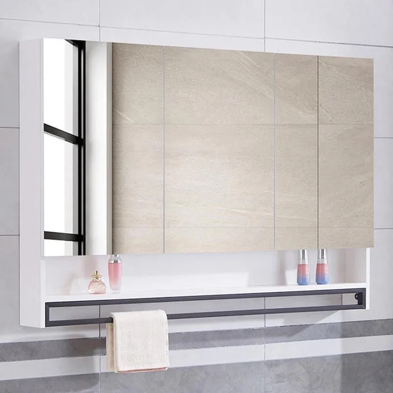 Armadietti a specchio in legno Vanity Wall Standing Organizer bagno Storage Mirror armadi armadio armadi De Salon mobili per la casa