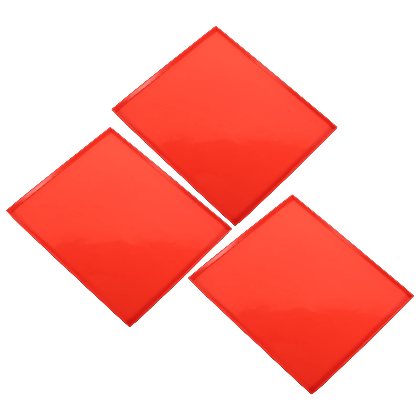 

3 Pcs Silicone Pad Mats for Baking Fruits Dryer Food Dehydrator Sheets Non Stick Square Trays Laboratory Drying Equipment