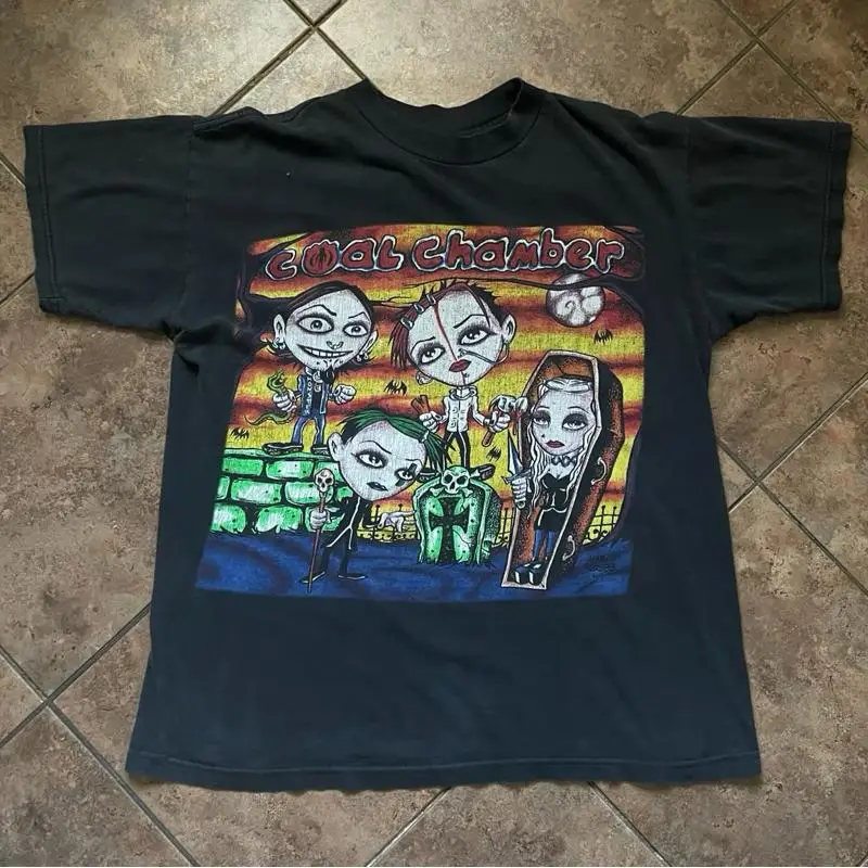 

Футболка 1 Side Coal Chamber Band 90S Tour, классическая черная S 5Xl 1P0232