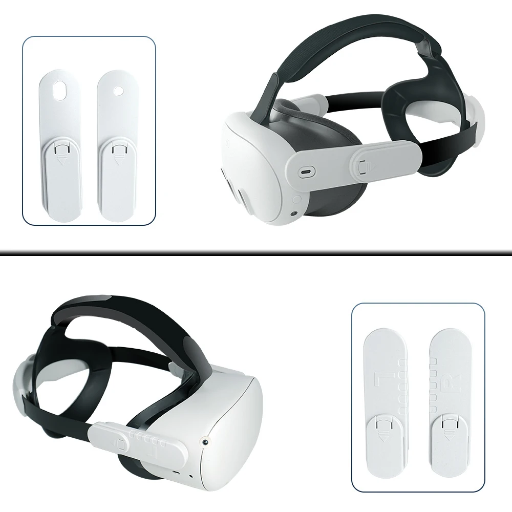 حزام رأس مريح لنظارات الواقع الافتراضي ، عصابة رأس النخبة ، إكسسوارات نظارات قابلة للتعديل ، ميتا كويست 2 كويست 3 فر