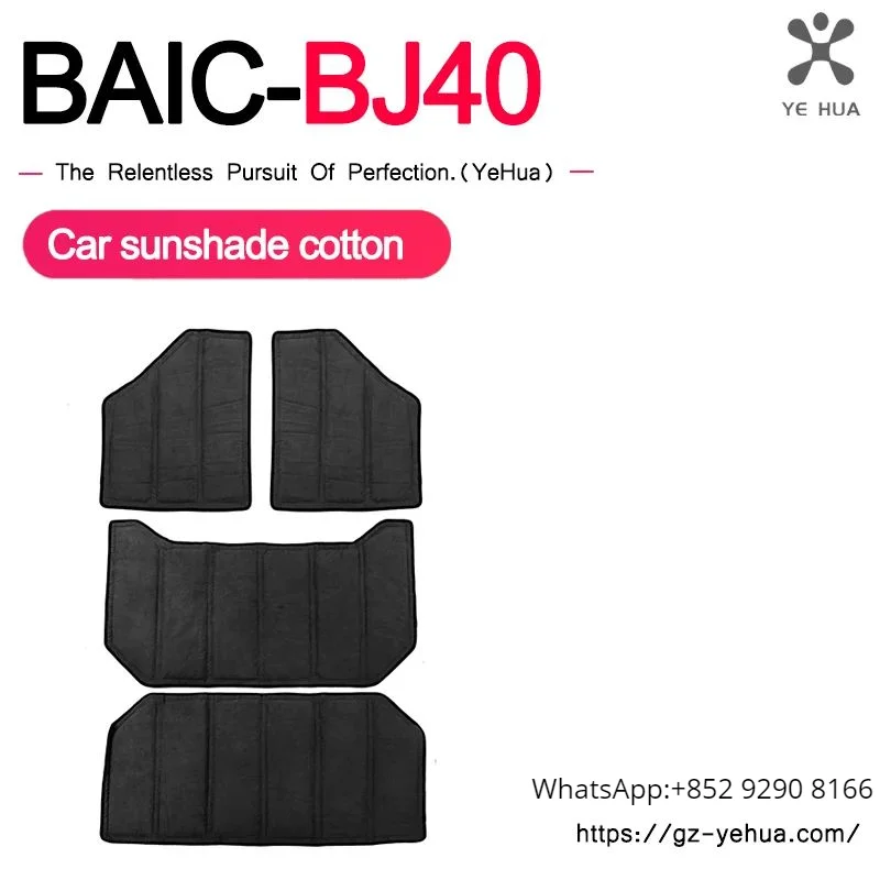 

For Baic BJ40 Plus Ickx K2 2021-2022 Roof Insulation Cotton and Ceiling Insulation Pad Car Accessories