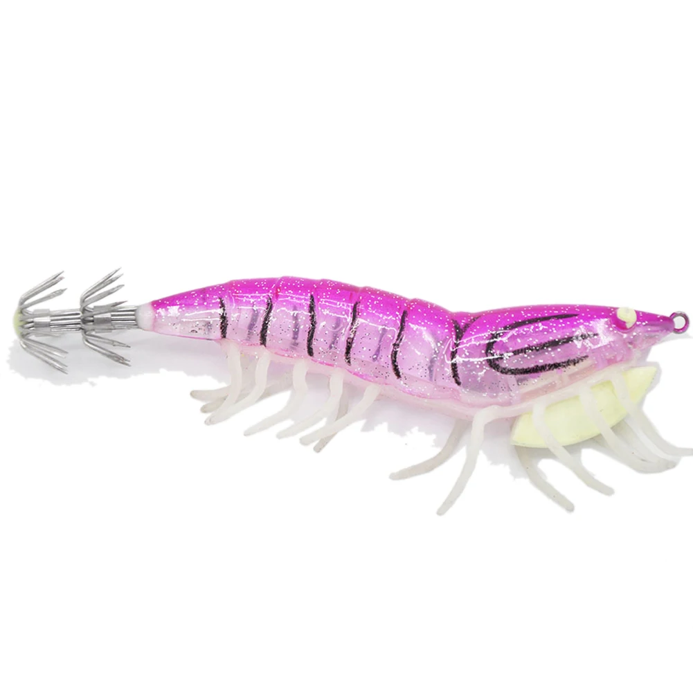 

Egi Lure Luminous Plastic Squid 120mm Cuttlefish Lure Jig Shrimp Eging Octopus Accessories For Sea Fishing On Squid