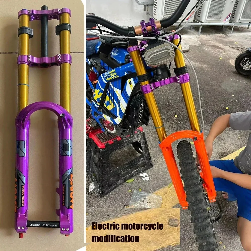 Suspension Front Fork Dirt Bike Double Crown Ebike Fork Wit…
