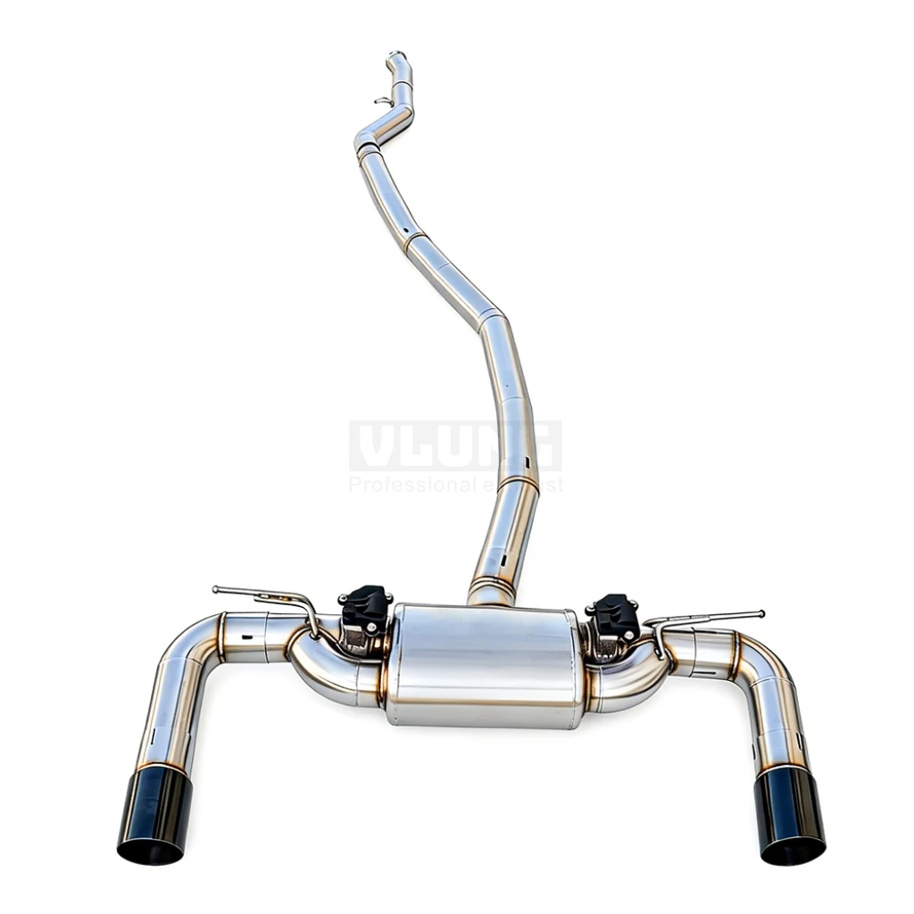 

For BMW 435i N55 3.0T (F32/F33/F36) 2014-2016 model 3.5-inch stainless steel high-performance cat back exhaust with valve