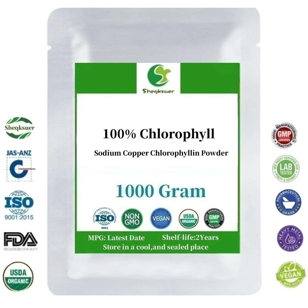 50-1000g 100% Pure Sodium Copper Chlorophyllin Chlorophyll