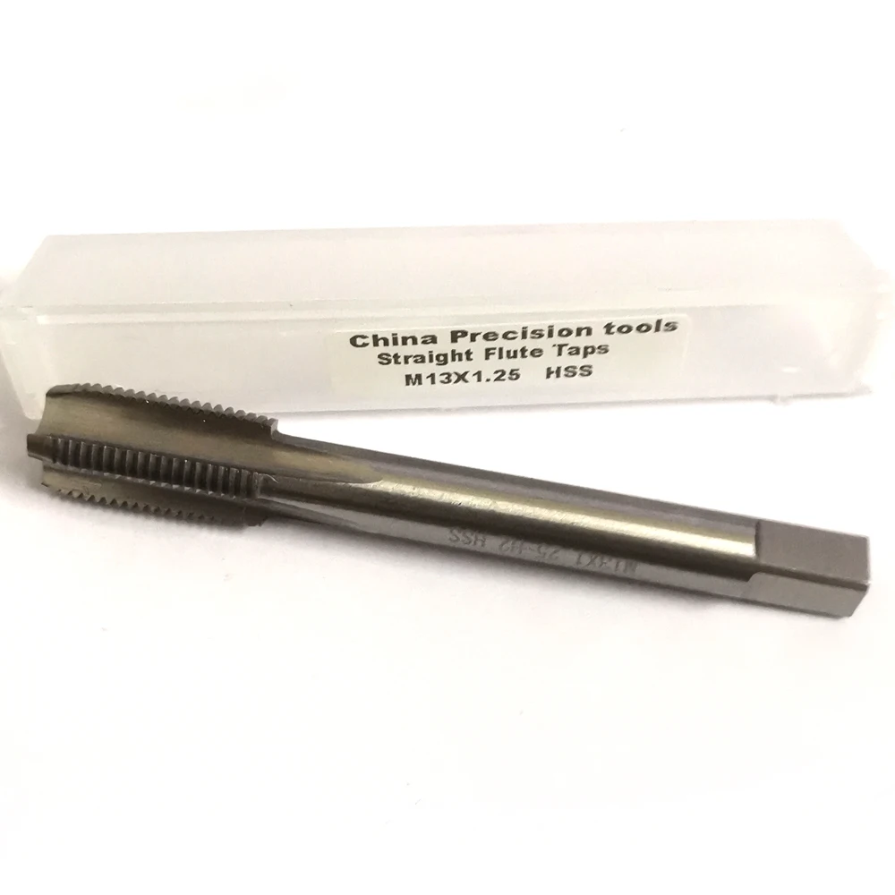 Tarauds droits à vis fine, HSS Meaccelerthread, M13, M13X2, M13X1.75, m13x1.5, m13x1.25, m13x1, m13x0.75, m13x0.5