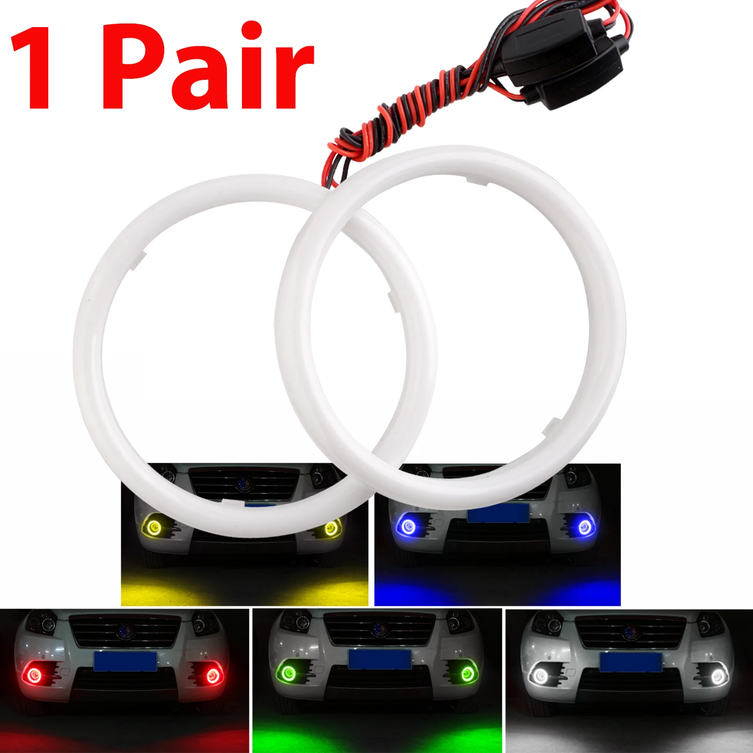 2Pcs/Set Cob Angel … - image