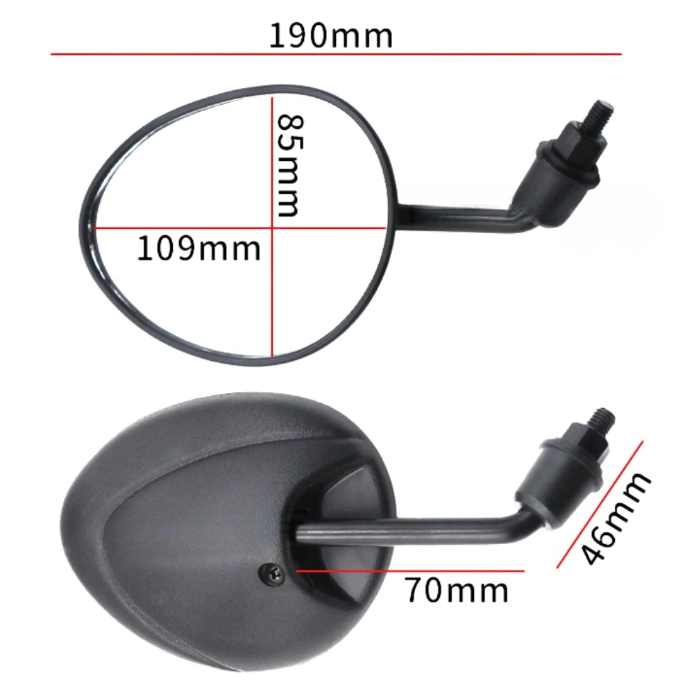 Motorcycle Mini Circle Rearview Mirror 360 Degree Rotable Scooter Electric Car Universal Reverse Mirror Retrofitting Accessories