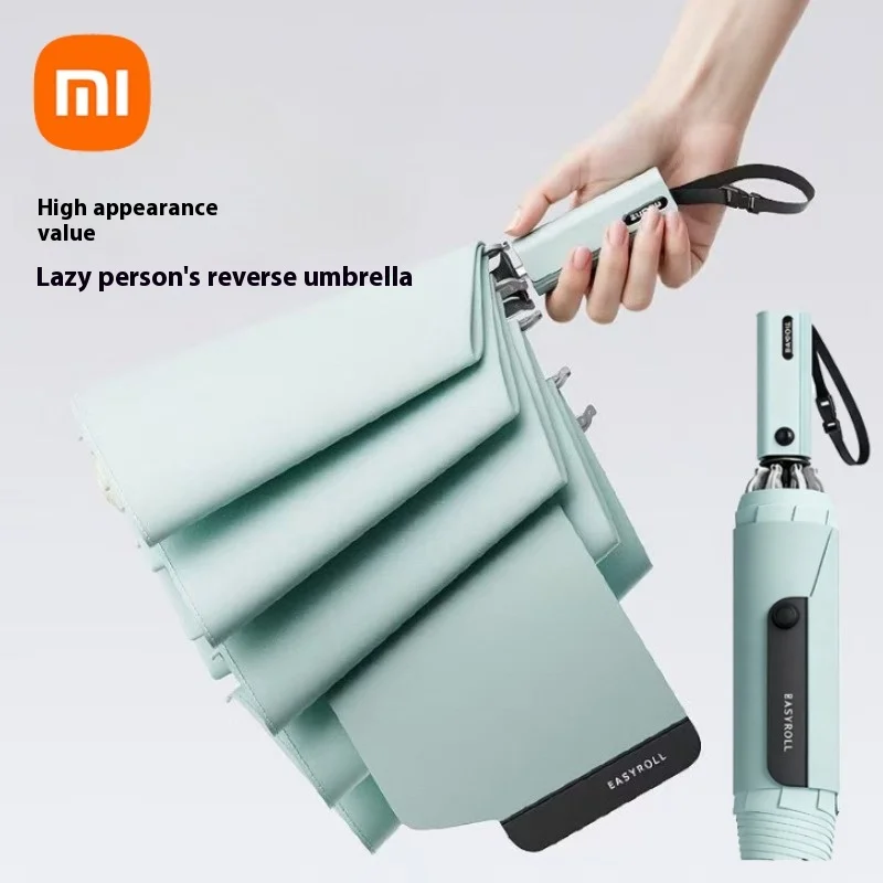 Xiaomi ZUODU Полностью автоматический обратный незащемленный зонт Увеличенный утолщенный усиленный большой автомобильный зонт двойного назначения