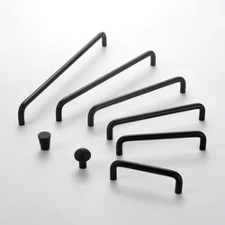 522mm Solid Long Handles for Cabinets and Drawers Aluminum Champagne Gold/Black Simple Kitchen Furniture Door Handles Pulls