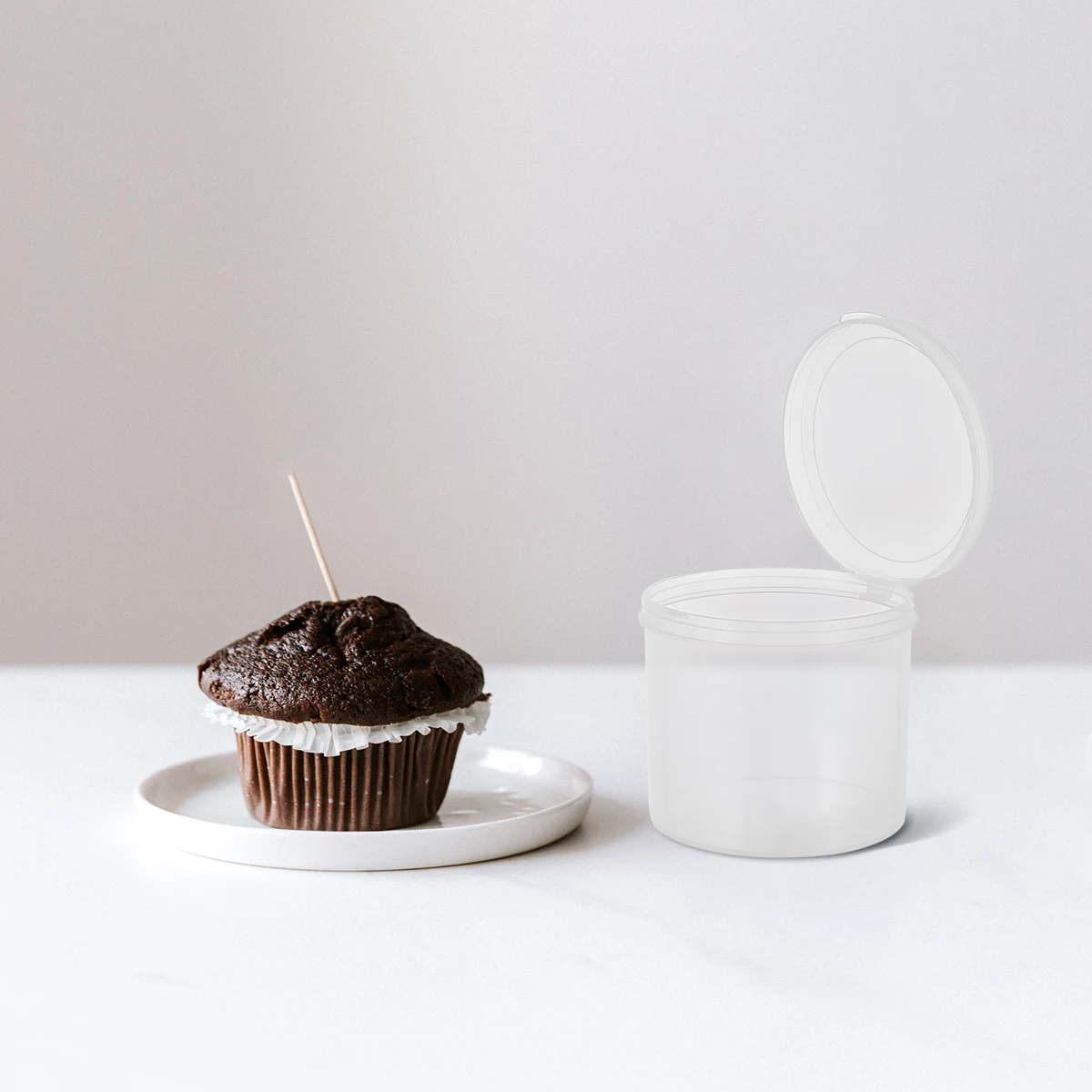 

10Pcs Lightweight Durable PP Storage Box Small Round Containers Clear No Smell Multipurpose Plastic Organizer Beads Coins