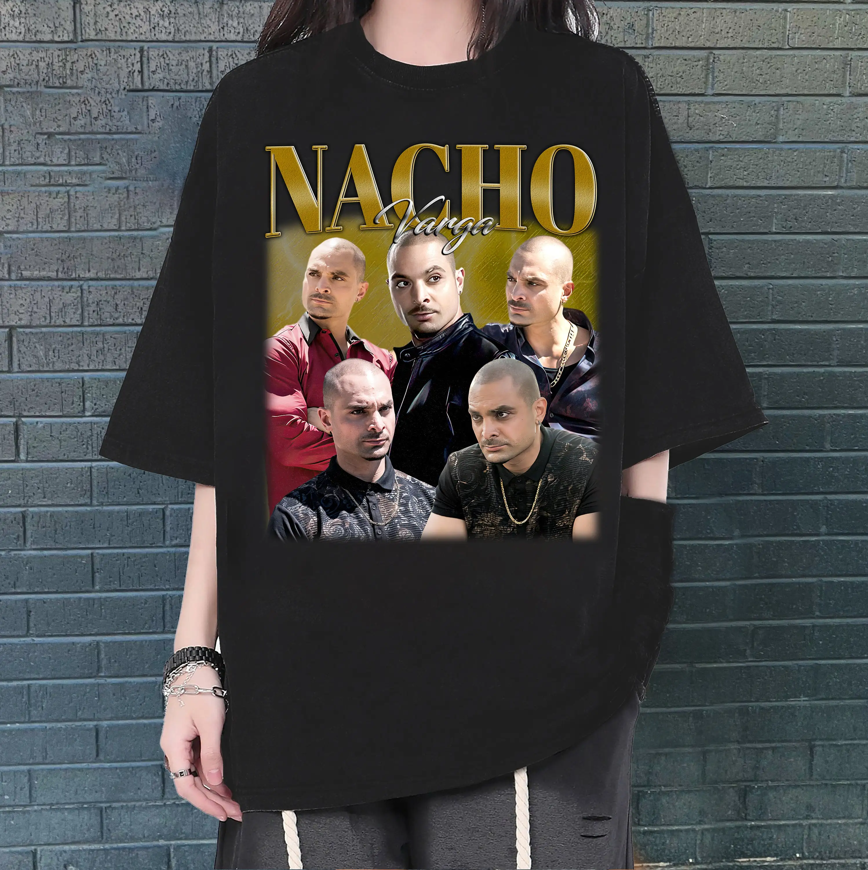 Nacho Varga Movie T Shirt Vintage Crewneck Trendy