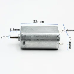 1PC FK180 Electric Motor DC 3V 5V 7.4V 12V 20000RPM High Speed Carbon Brush Mini Motor DIY Electric Shaver Toy Model