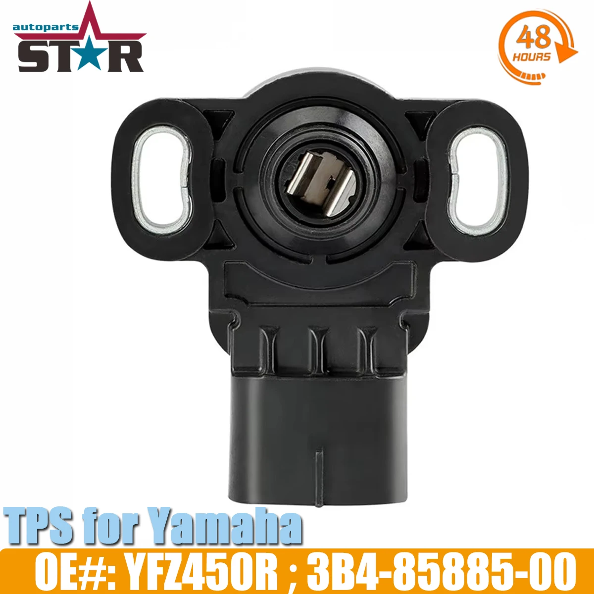 3B4-85885-00 New Throttle Position Sensor for Yamaha ATV Utility Grizzly Rhino YFZ450R 3B4-85885-00-00 3B485885 3B48588500