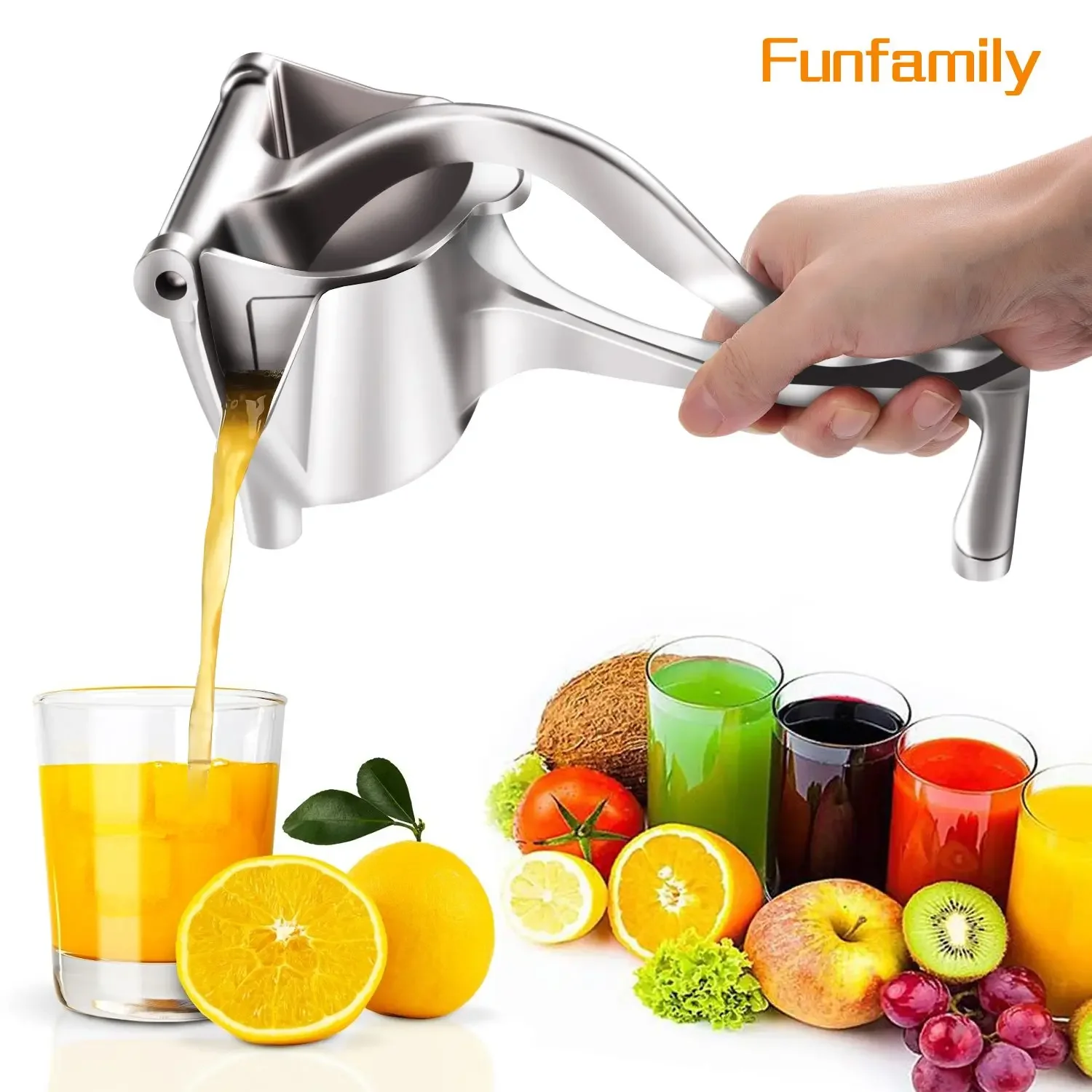 

2set/3set/6set Manual Juice Squeezer Aluminum Alloy Hand Pressure Orange Juicer Pomegranate Lemon Squeezer Kitchen Accessories