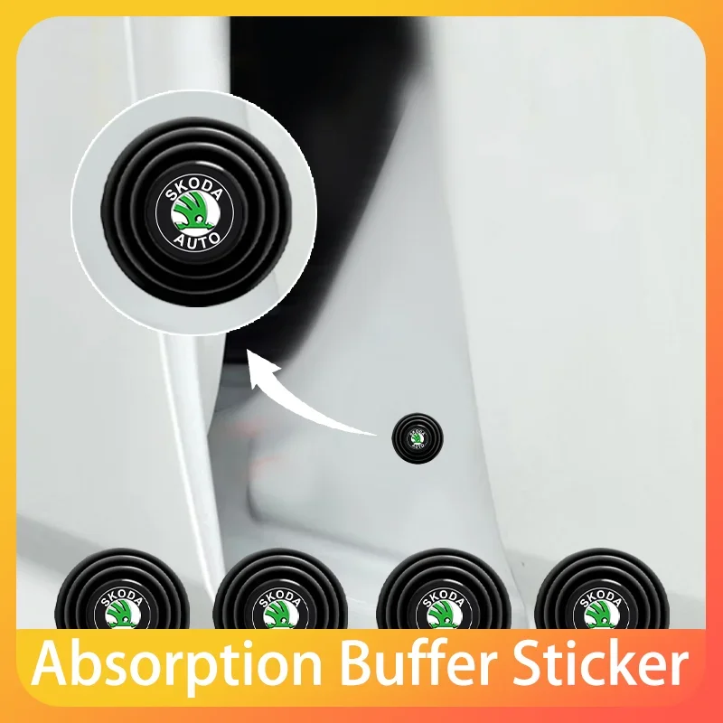

Car Anti-Collision Pad Shock Absorption Buffer Sticker For Skoda Fabia Octavia Karoq Kodiaq Kamiq Superb Rapid Citigo Scale