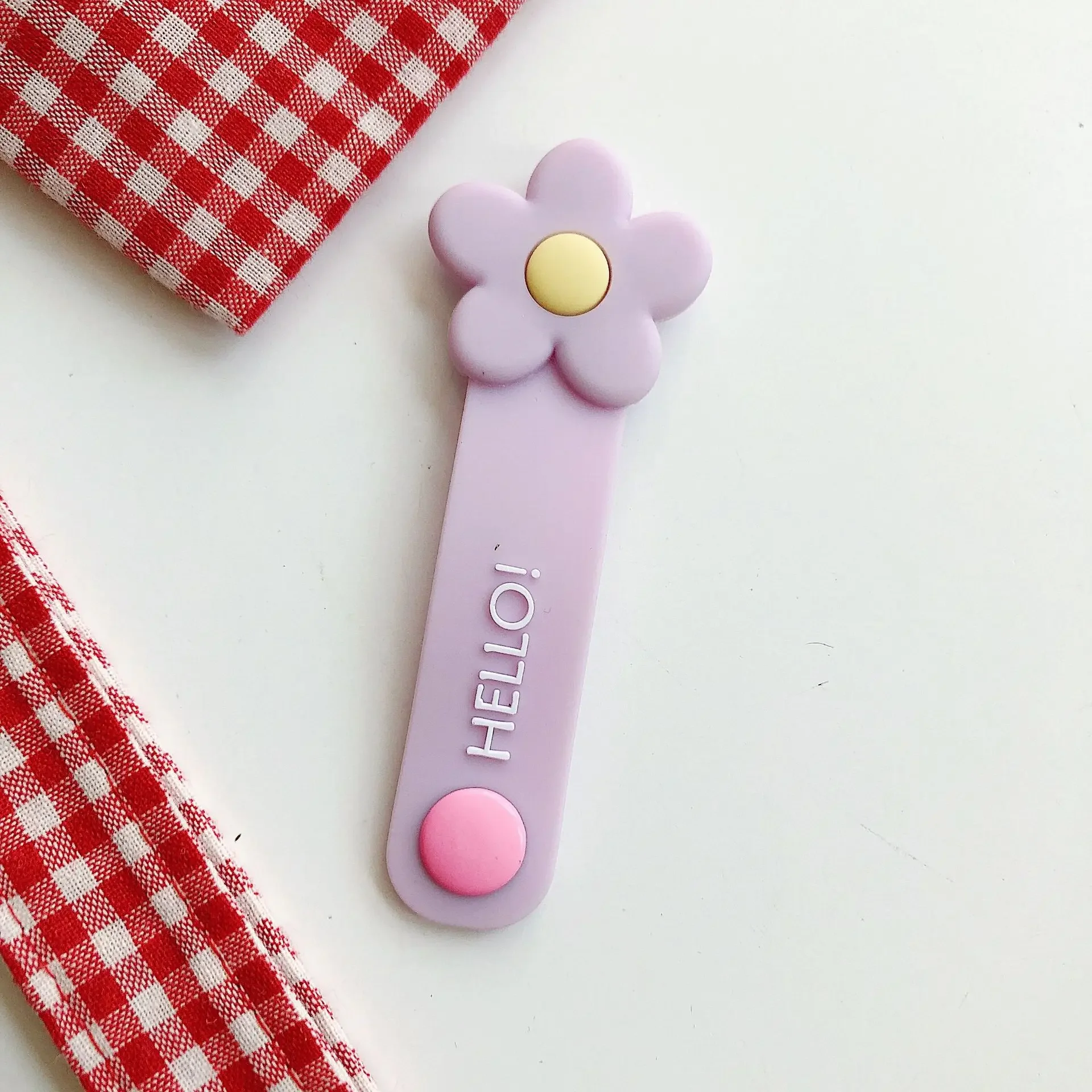 Cute Silicone Flower Cable Organizer for IPhone Data Line Buckle Winder Cable Wire Protector Earphone Wire organizer Cord Holder