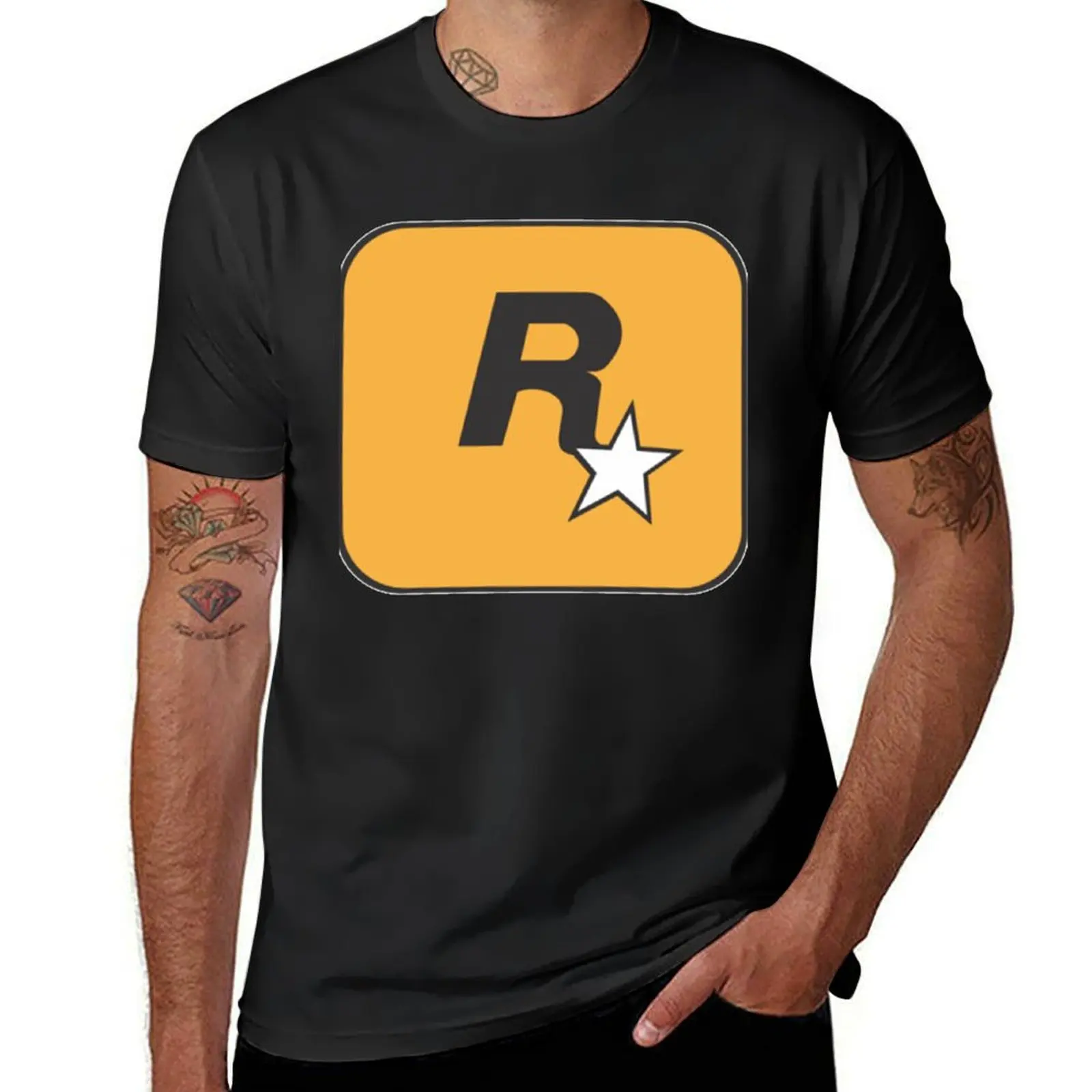 Rockstar Game Essential T-Shirt summer tops quick-drying kawaii clothes graphics men clothes