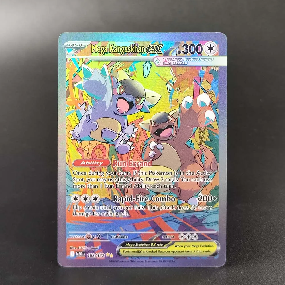 2025 Pokemon Engels Collectie Kaarten MEGA 2 Dragonite MEGA Charizard Lucario Gardevoir EX Classic Game Anime Kaarten Gift Speelgoed