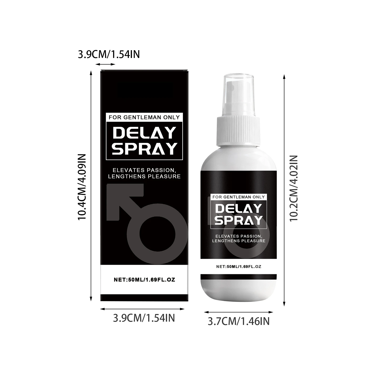 رذاذ تأخير الرجال يحتوي على مستخلص الابيميديوم والجذر مريح وسهل الاستخدام 50 مل #3