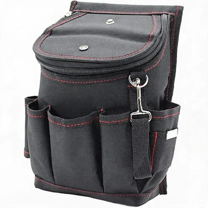 Heavy Duty Electrician Woodworking Construction Tool Backpack, Multi-pocket Storage, Waterproof Nylon Polyester