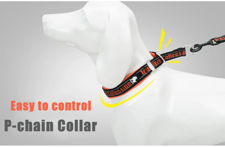 Truelove Hundehalsband, P-Kette, Nylon, verstellbar, reflektierend, SBR-Neopren, zugfest, explosionsgeschützt, für Reisen von Hunden und Katzen TLC5371 – Detail 7