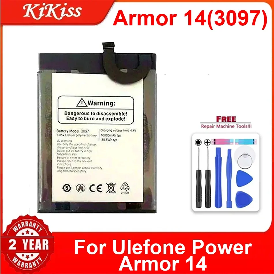 

Battery Armor 14 3097 10000Mah For Ulefone Power Rechargeable Fast-Charging Mobile Phone