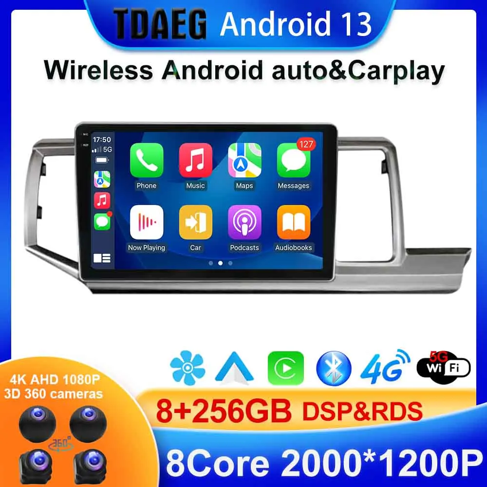 

Android 13 8 + 256G Car Radio Head Unit for Honda Stepwgn 2.0 RK 2009-2013-2015 Multimedia Video GPS Player BT Carplay