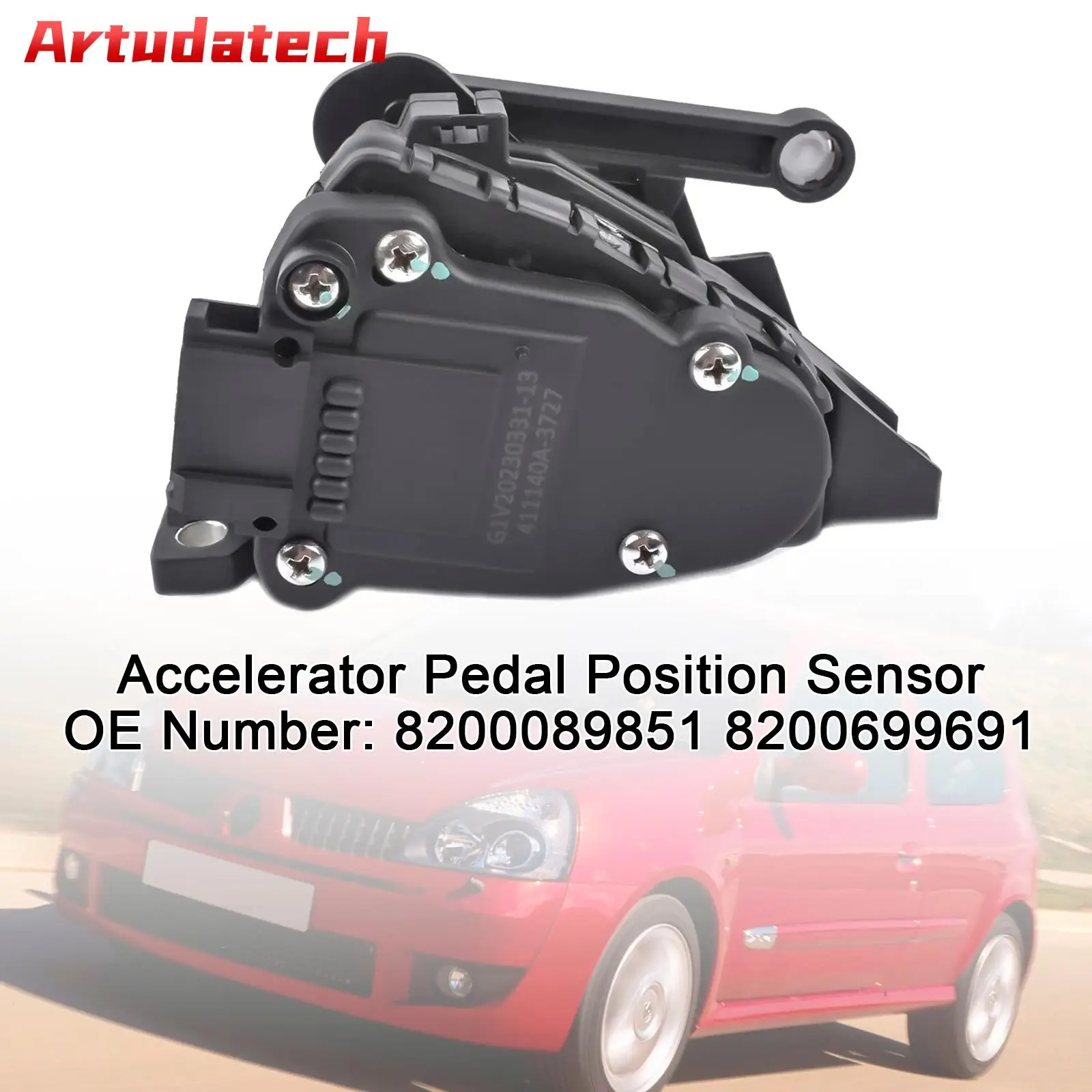 

Artudatech Accelerator Pedal Position Sensor 8200089851 8200699691 For Renault Clio II